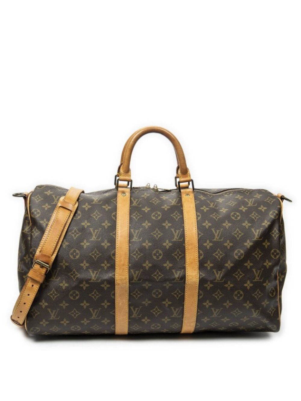Louis Vuitton Keepall Bandouliere Brown Monogram Canvas - Picture 11 of 15